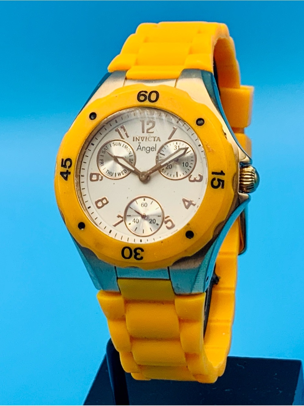 INVICTA ANGEL Women’s Sport Quartz Wristwatch Day Date Japan Movt Works New Batt